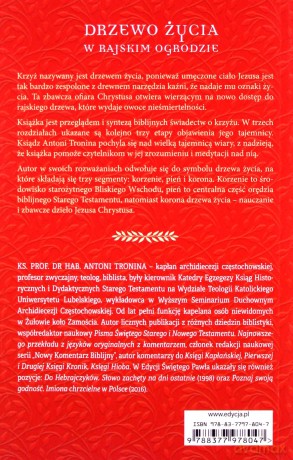 Drzewo życia w rajskim ogrodzie. Biblijne korzenie - Antoni Tronina [KSIĄŻKA]