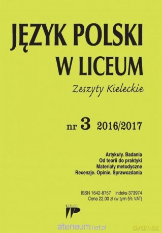 Język Polski w Liceum nr 3 2016/2017 [KSIĄŻKA]