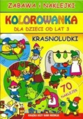 Kolorowanka dla dzieci od lat 3. Krasnoludki - Katarzyna Bogucka [KSIĄŻKA]