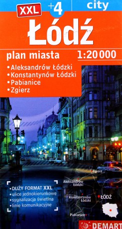 Łódź +4 mapa samochodowa XXL