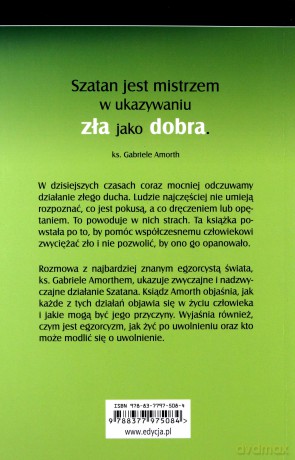 Nie daj się zwyciężyć złu - Amorth Gabriele [KSIĄŻKA]