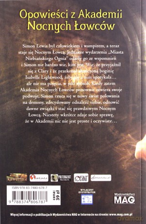 Opowieści z Akademii Nocnych Łowców - Cassandra Clare [KSIĄŻKA]