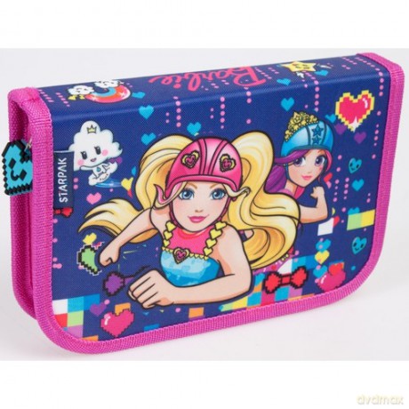 Piórnik bez wyposażenia Barbie w świecie gier
