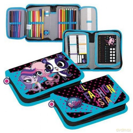 Piórnik z wyposażeniem Littlest Pet Shop