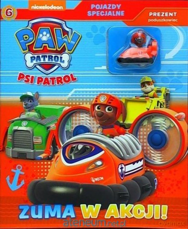 Psi Patrol Pojazdy specjalne 6 Zuma w akcji [KSIĄŻKA]