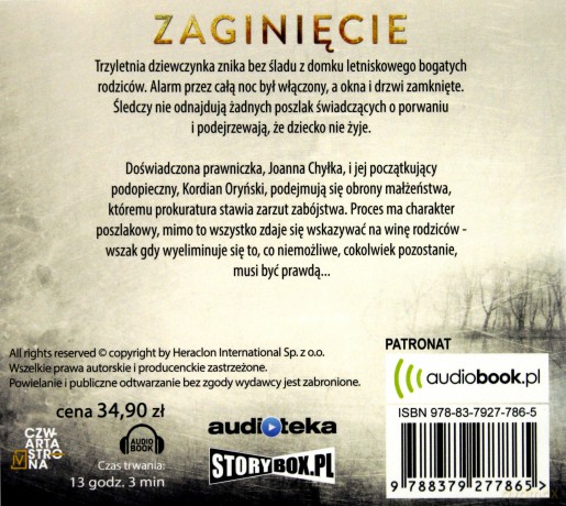Zaginięcie - Remigiusz Mróz [AUDIOBOOK]