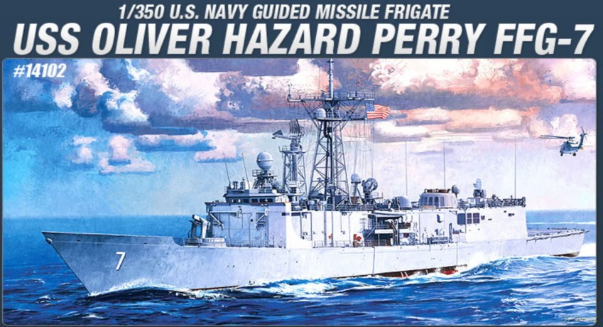ACADEMY USS Oliver Hazar d Perry FFG-7