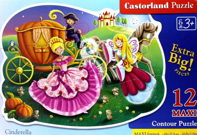CASTOR 12 el. Maxi Kopciuszek [PUZZLE]