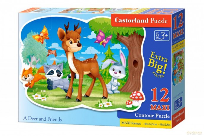 CASTOR 12 el. Maxi, Jelonek i przyjaciele [PUZZLE]