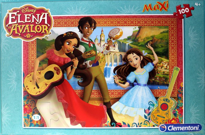 CLEMENTONI 100 el. Maxi, Elena z Avaloru [PUZZLE]