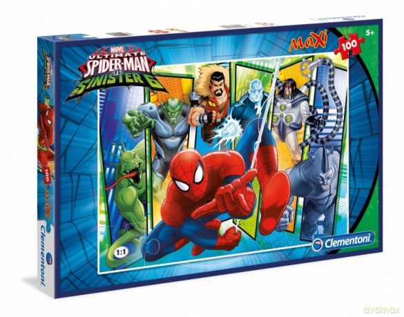 CLEMENTONI 100 el. Maxi, Spiderman [PUZZLE]