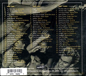 Various Artists (DagNasty,Jawbox,MinorThreath,Slant6,Fugazi,Lungfish...): 20 Years Of Dischord [3CD]