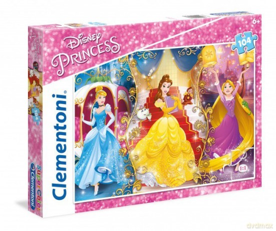 CLEMENTONI 104 el. Księżniczki [PUZZLE]