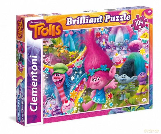 CLEMENTONI 104 el. Trole [PUZZLE]