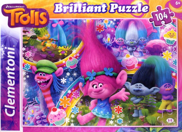 CLEMENTONI 104 el. Trole [PUZZLE]