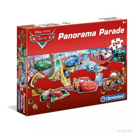 CLEMENTONI 250 el. Cars Panorama [PUZZLE]