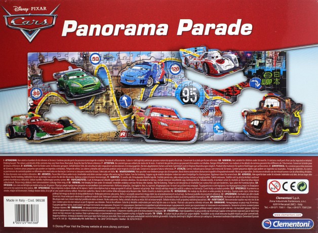 CLEMENTONI 250 el. Cars Panorama [PUZZLE]