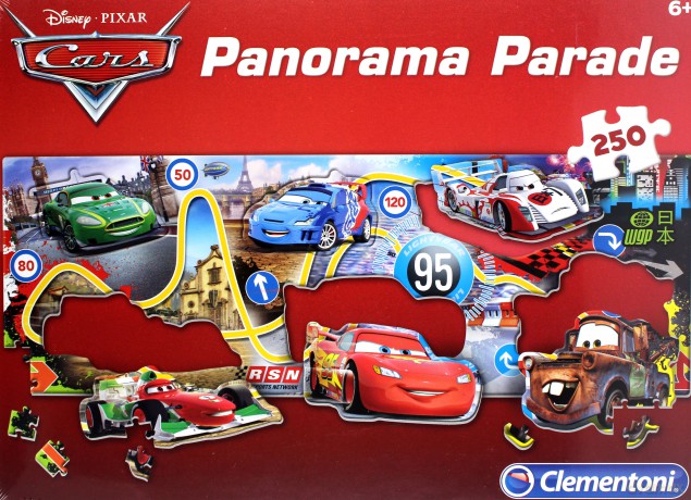 CLEMENTONI 250 el. Cars Panorama [PUZZLE]