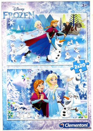 CLEMENTONI 2x20 el. Frozen [PUZZLE]
