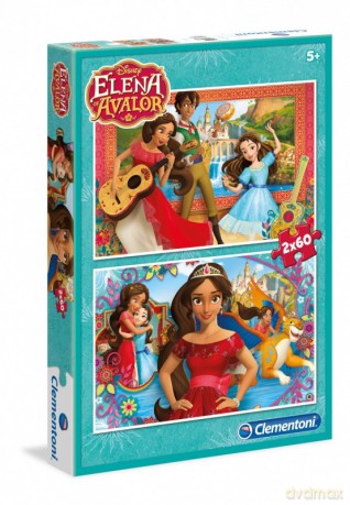 CLEMENTONI 2x60 el. Elena z Avaloru [PUZZLE]