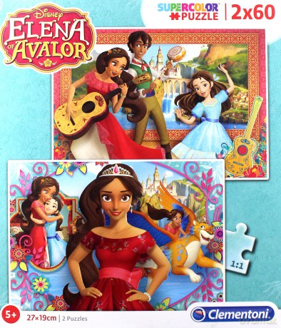 CLEMENTONI 2x60 el. Elena z Avaloru [PUZZLE]