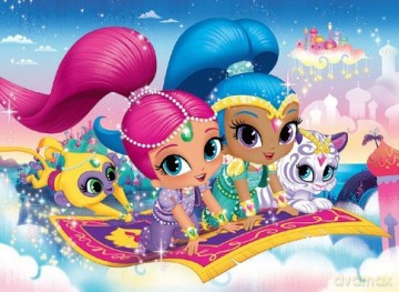 CLEMENTONI 30 el. Maxi, Shimmer i Shine [PUZZLE]