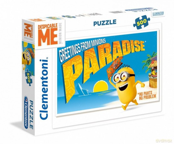 CLEMENTONI 500 el. Minionki [PUZZLE]