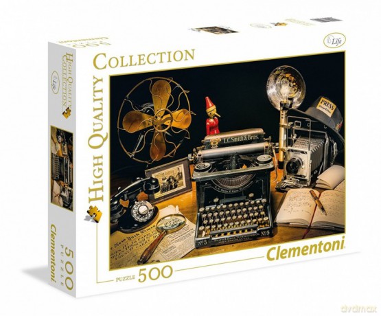 CLEMENTONI 500 el. Typewriter [PUZZLE]