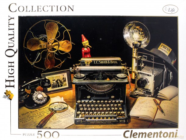 CLEMENTONI 500 el. Typewriter [PUZZLE]