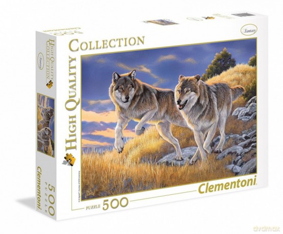 CLEMENTONI 500 el. Wilki [PUZZLE]