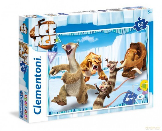 CLEMENTONI 60 el. Epoka Lodowcowa [PUZZLE]