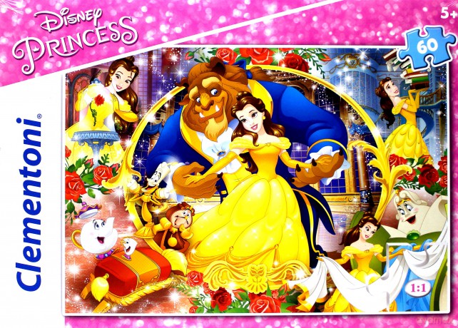 CLEMENTONI 60 el. Księżniczki [PUZZLE]