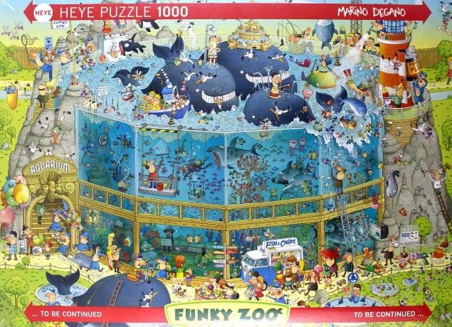 HEYE 1000 el. Funky Zoo Podwodne życie [PUZZLE]