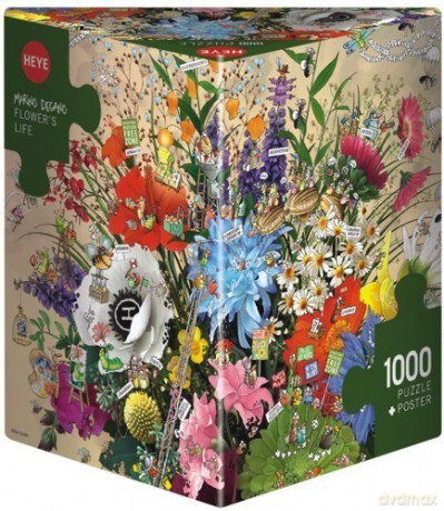 HEYE 1000 el. Kwiatowe życie [PUZZLE]