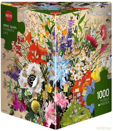 HEYE 1000 el. Kwiatowe życie [PUZZLE]