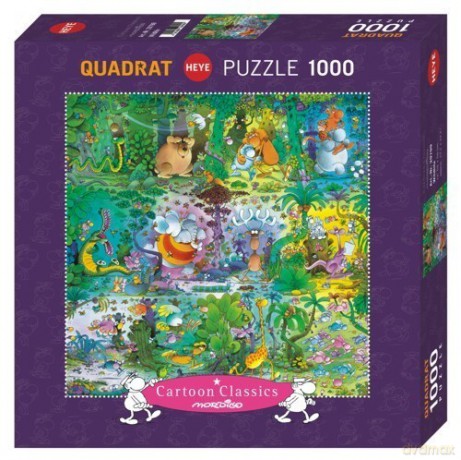 HEYE 1000 el. Szalony świat zwierząt [PUZZLE]