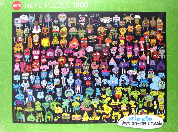 HEYE 1000 el. Tęczowe Doodle [PUZZLE]