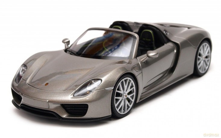 Porsche 918 Spyder, srebrny