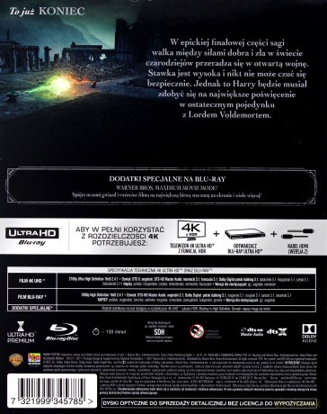 Harry Potter i Insygnia śmierci część 2 [Blu-Ray 4K]+[Blu-Ray]