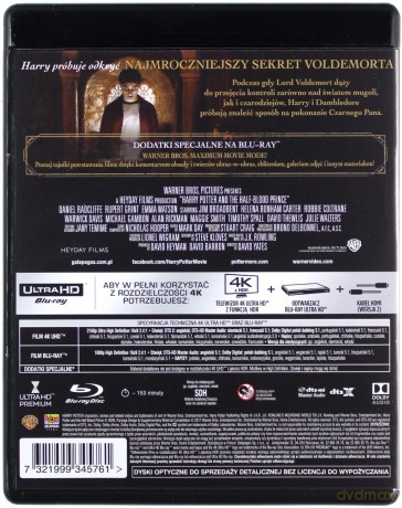 Harry Potter i Książę Półkrwi [Blu-Ray 4K]+[Blu-Ray]