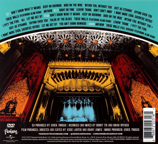 Tedeschi Trucks Band: Live From The Fox Oakland (Deluxe) [2CD]+[DVD]