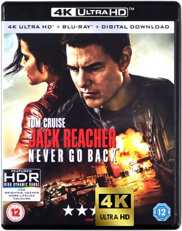 Jack Reacher: Never Go Back [Blu-Ray 4K]+[Blu-Ray]