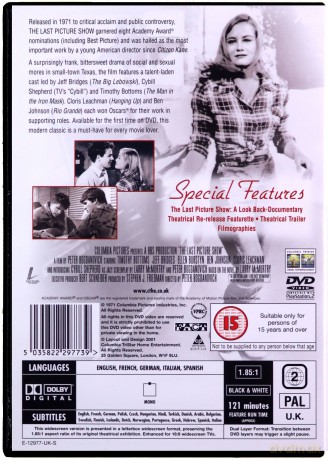 Ostatni seans filmowy (The Last Picture Show) [DVD]