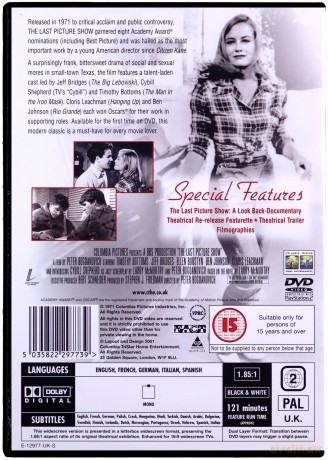 Ostatni seans filmowy (The Last Picture Show) [DVD]