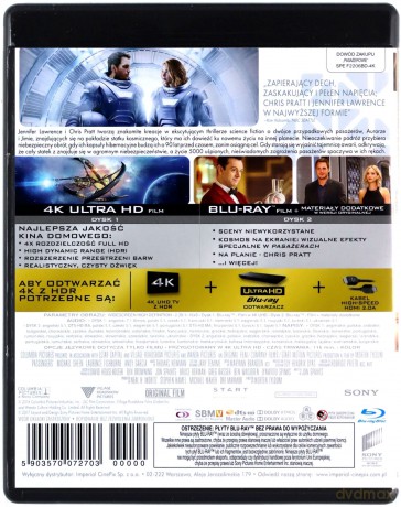 Pasażerowie [Blu-Ray 4K]+[Blu-Ray]