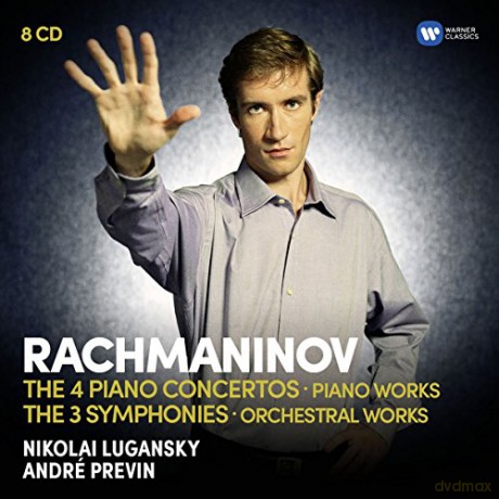 Nicolai Lugansky: Rachmaninov: The Four Piano Concertos, Piano Works, Three Symphonies And Orchestral Works [8CD]