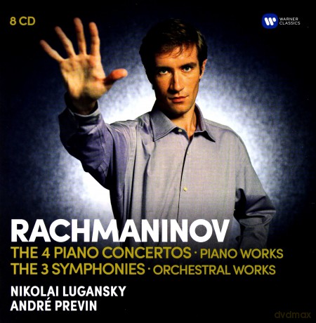 Nicolai Lugansky: Rachmaninov: The Four Piano Concertos, Piano Works, Three Symphonies And Orchestral Works [8CD]