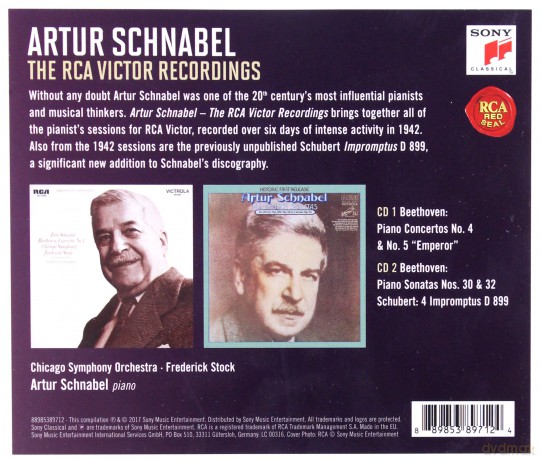Artur Schnabel: Artur Schnabel - The RCA Victor Recordings [2CD]
