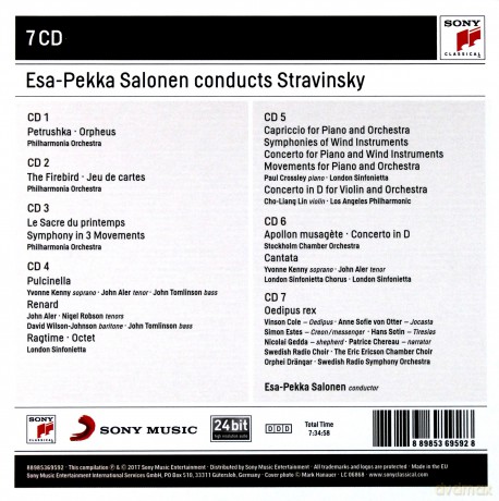 Esa-Pekka Salonen: Esa-Pekka Salonen Conducts Stravinsky [7CD]