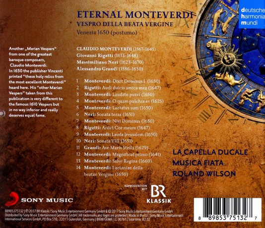 Musica Fiata: Eternal Monteverdi [CD]